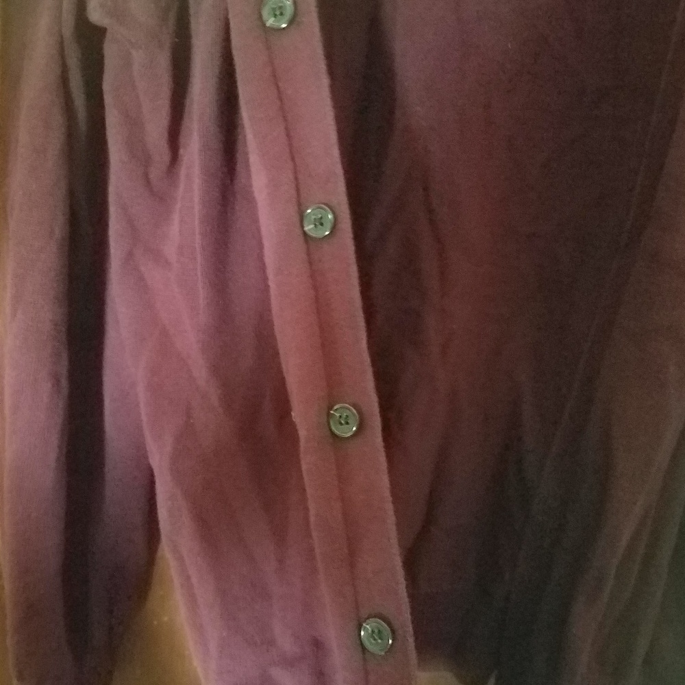 Forever 21 Men's Burgundy Cardigan - Picture 3 of 3